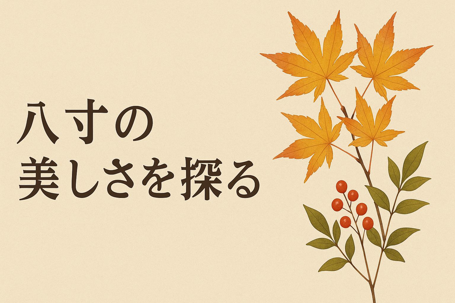 八寸って何？その意味と美しさを理解する | アスネタ
